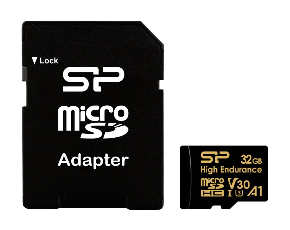 SILICON POWER κάρτα μνήμης microSDHC High Endurance, 32GB, Class 10 UHS-I U3 A1 V30