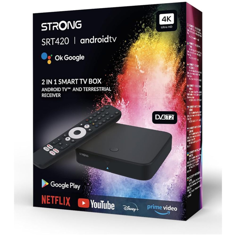 STRONG TV Box SRT420 με ψηφιακό δέκτη DVB-T2, Google/Netflix πιστοποίηση, 4K, WiFi, Android 11 - Image 9