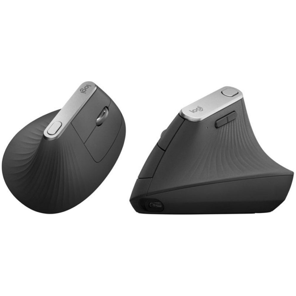 Logitech MX Vertical Ασύρματο & Ενσύρματο Εργονομικό Bluetooth Ποντίκι Μαύρο (910-005448) (LOGMXVERTICAL)