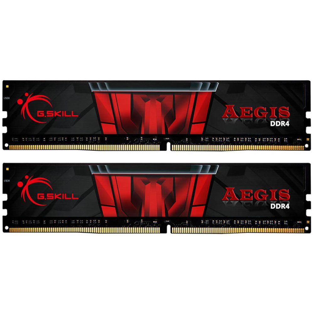 G.Skill RAM Aegis DDR4 3200MHz 32G Kit (2x16GB) (F4-3200C16D-32GIS) (GSKF43200C16D32GIS)