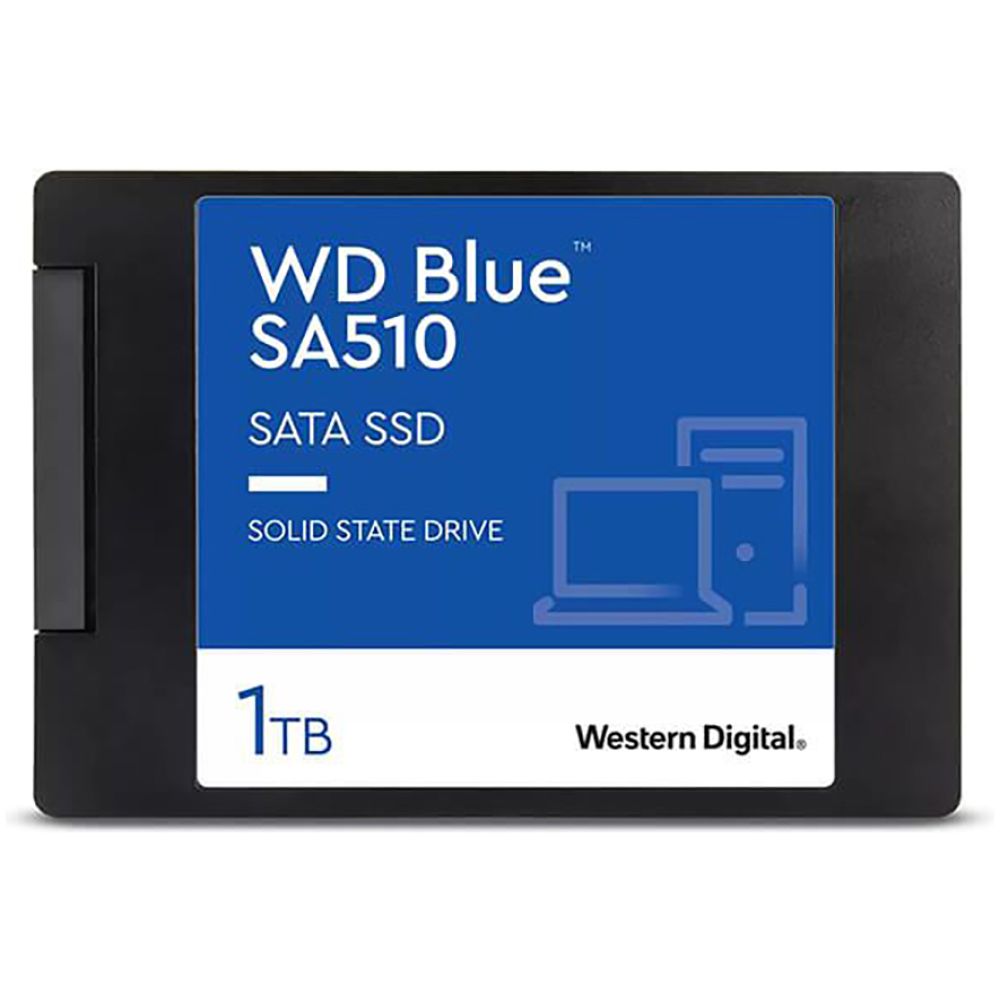 Western Digital Blue SA510 SATA SSD 1TB 2.5”/7mm Cased