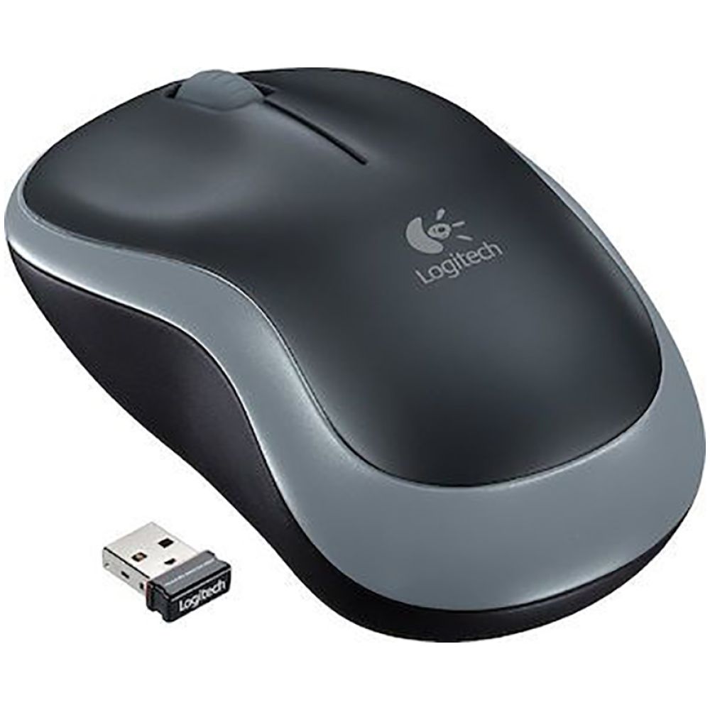 Logitech M185 Wireless Mouse  -SWIFT GREY- EWR2 (910-002235)