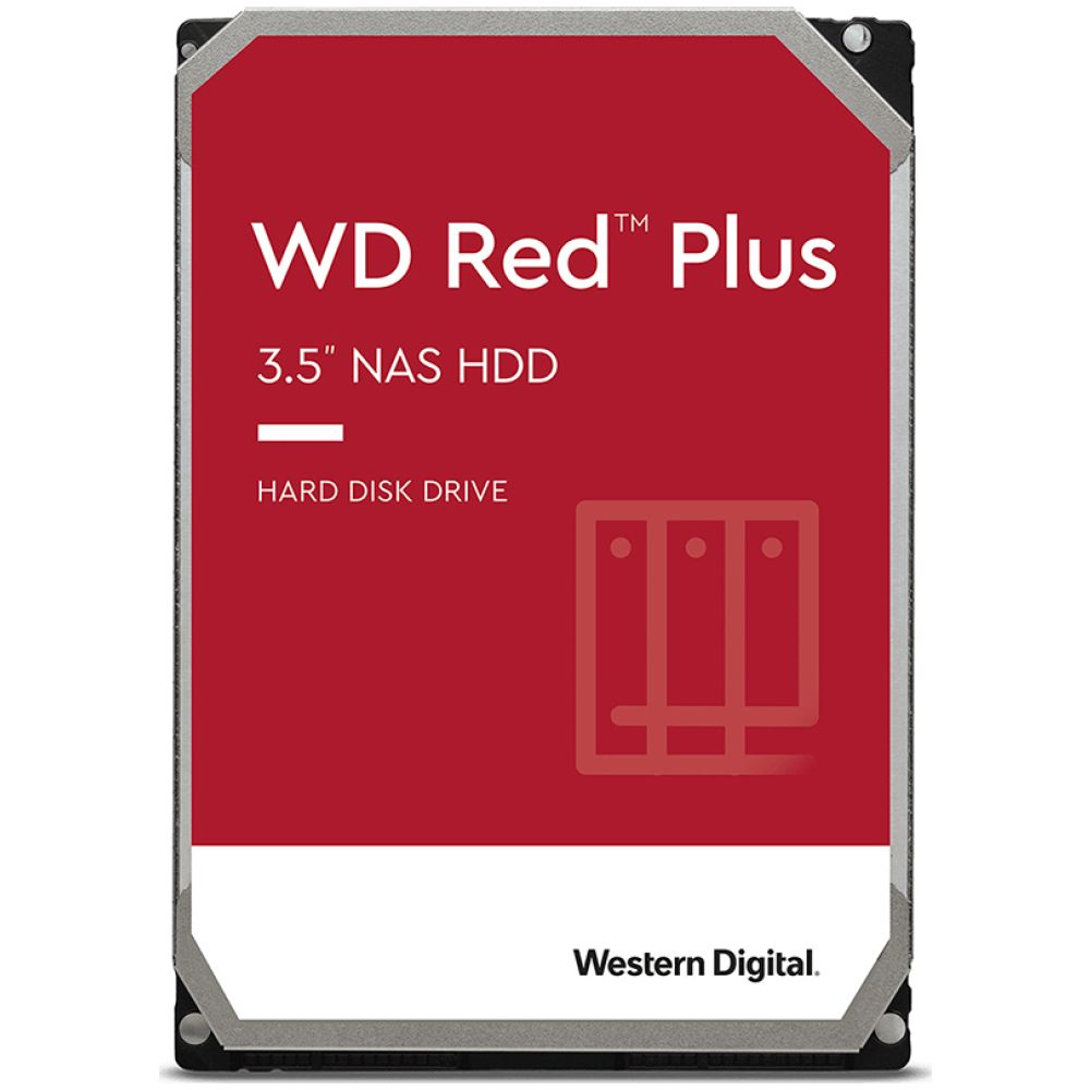 Western Digital Red Plus NAS Hard Drive 4TB 3.5" (CMR) (WD40EFPX)