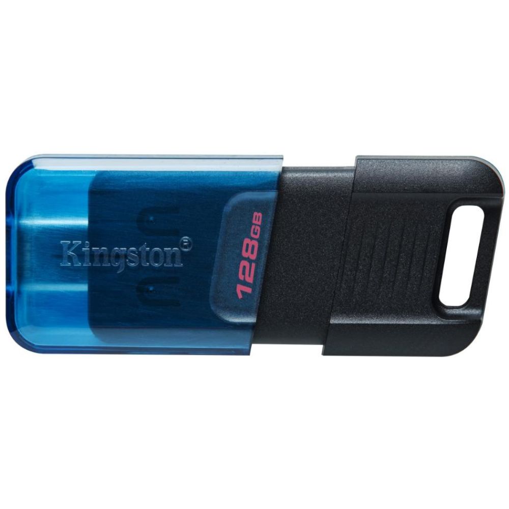 Kingston DataTraveler 80Μ 128GB USB 3.2 Stick Black (DT80M/128GB) (KINDT80M-128GB)