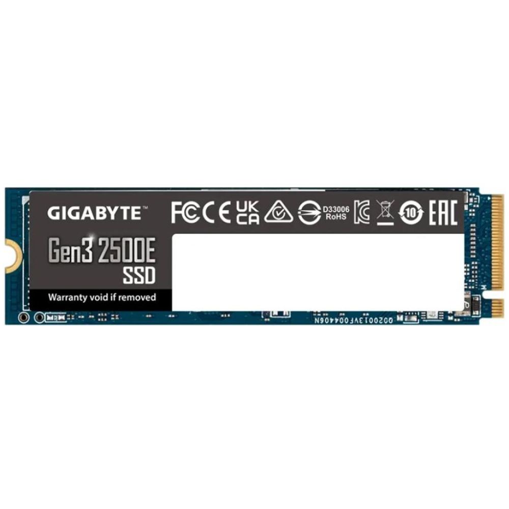 Gigabyte Gen3 2500E SSD 500GB M.2 NVMe PCI Express 3.0 (G325E500G) (GIGG325E500G)