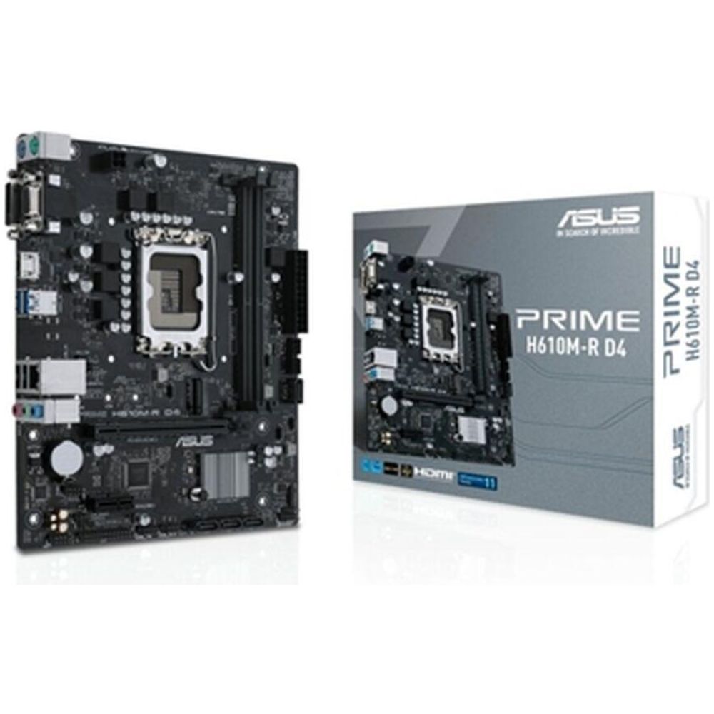 Asus Prime H610M-R D4 Motherboard Micro ATX με Intel 1700 Socket (90MB1B40-M0ECY0) (ASU90MB1B40-M0ECY0)