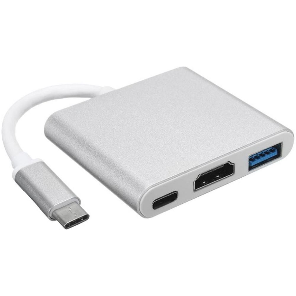 Gembird USB-C Docking Station με HDMI 4K PD Ασημί (A-CM-HDMIF-02-SV) (GEMA-CM-HDMIF-02-SV)