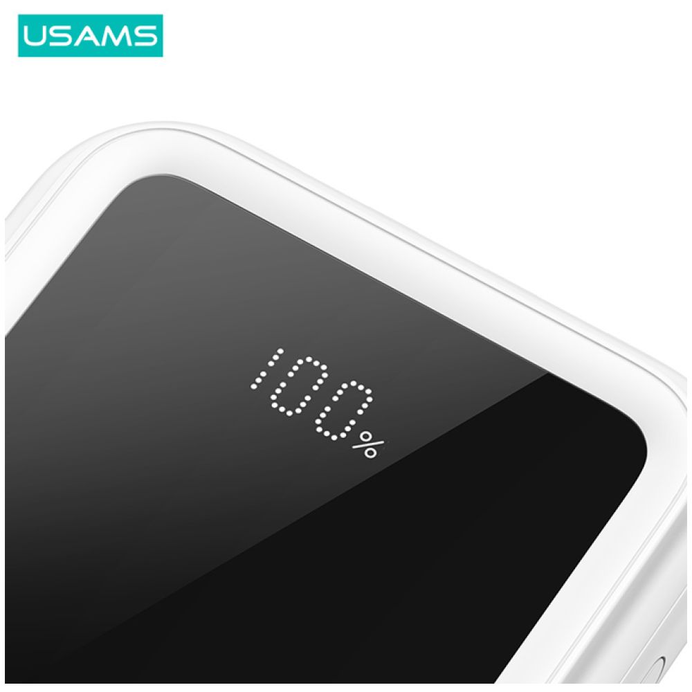 USAMS power bank US-CD194 με καλώδια, 5x έξοδοι, 10000mAh, 10W, μαύρο - Image 3