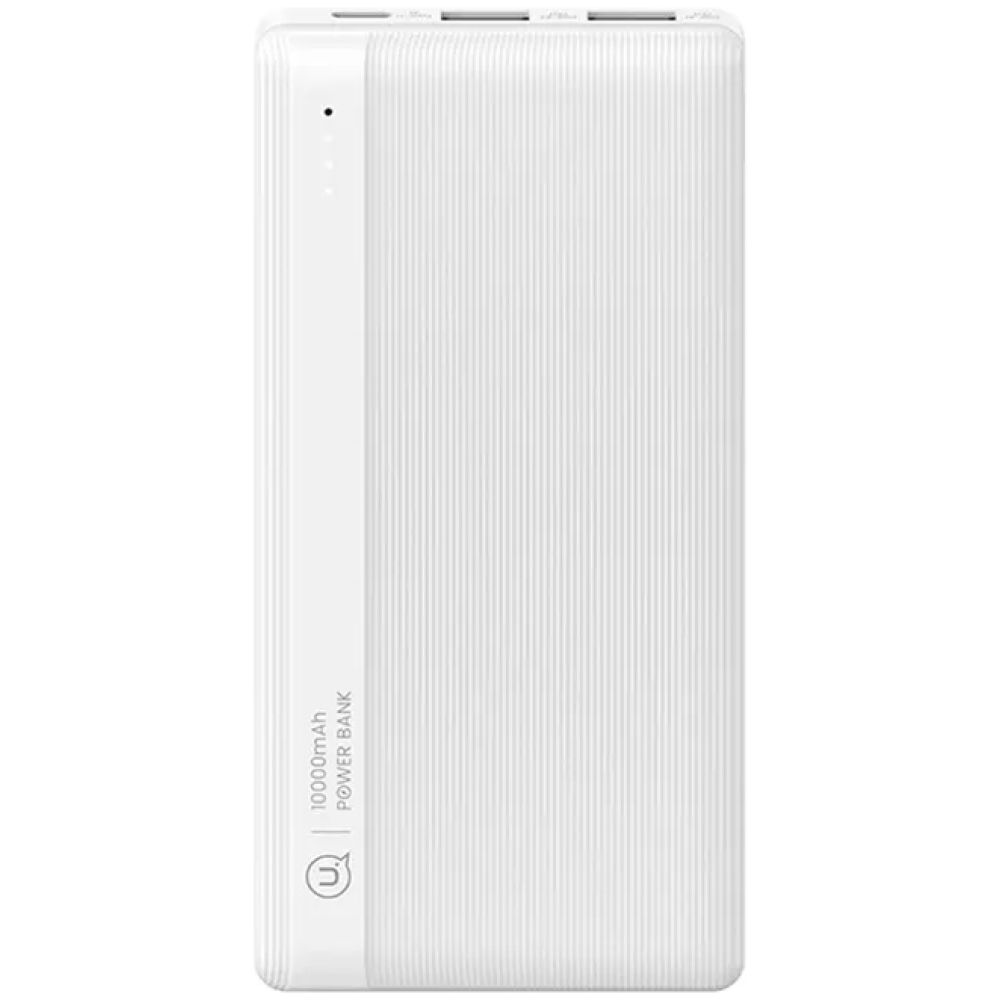 USAMS power bank US-CD205, 2x USB θύρες εξόδου, 10000mAh, 10W, λευκό