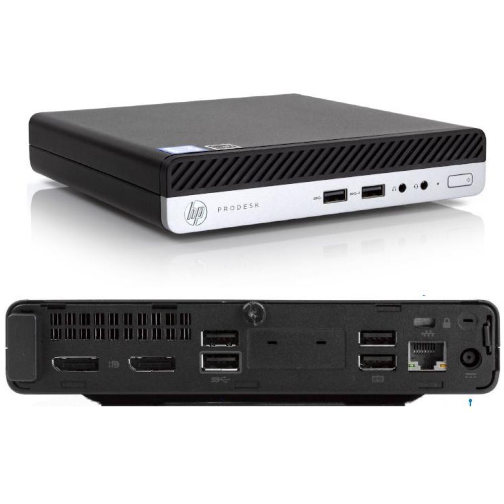 REF HP ELITEDESK 400 G4 MINI PC, i5 8500T, 8GB DDR4, 256GB SSD NVME - GRADE A - Image 4