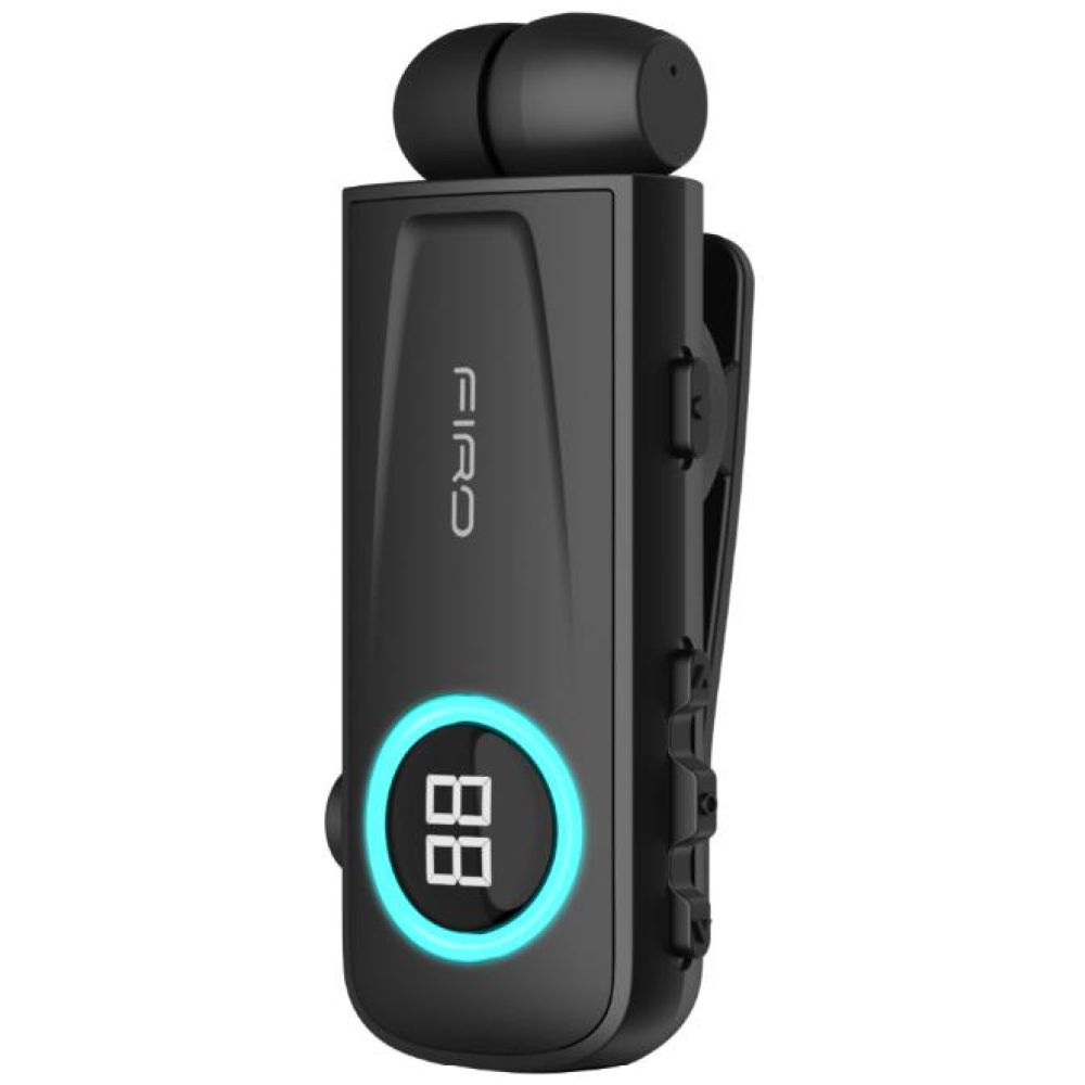 FIRO H17 BUSINESS BLUETOOTH RETRACTABLE EARPHONE ΜΕ ΟΘΟΝΗ, ΜΑΥΡΟ - Image 2