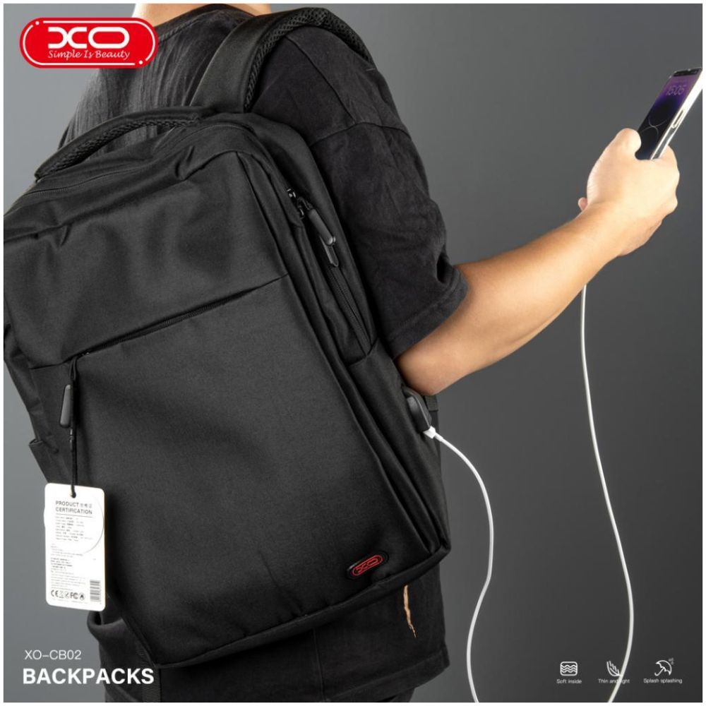 XO CB02 15.6-INCH ΑΔΙΑΒΡΟΧΗ ΤΣΑΝΤΑ BACKPACK ΓΙΑ ΛΑΠΤΟΠ - Image 5