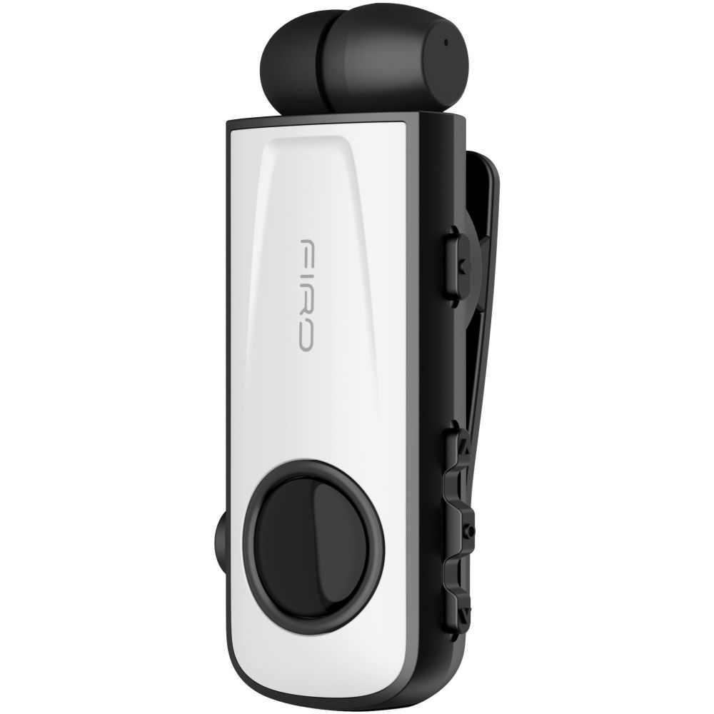 FIRO H17 BUSINESS BLUETOOTH RETRACTABLE EARPHONE ΜΕ ΟΘΟΝΗ, ΛΕΥΚΟ - Image 2