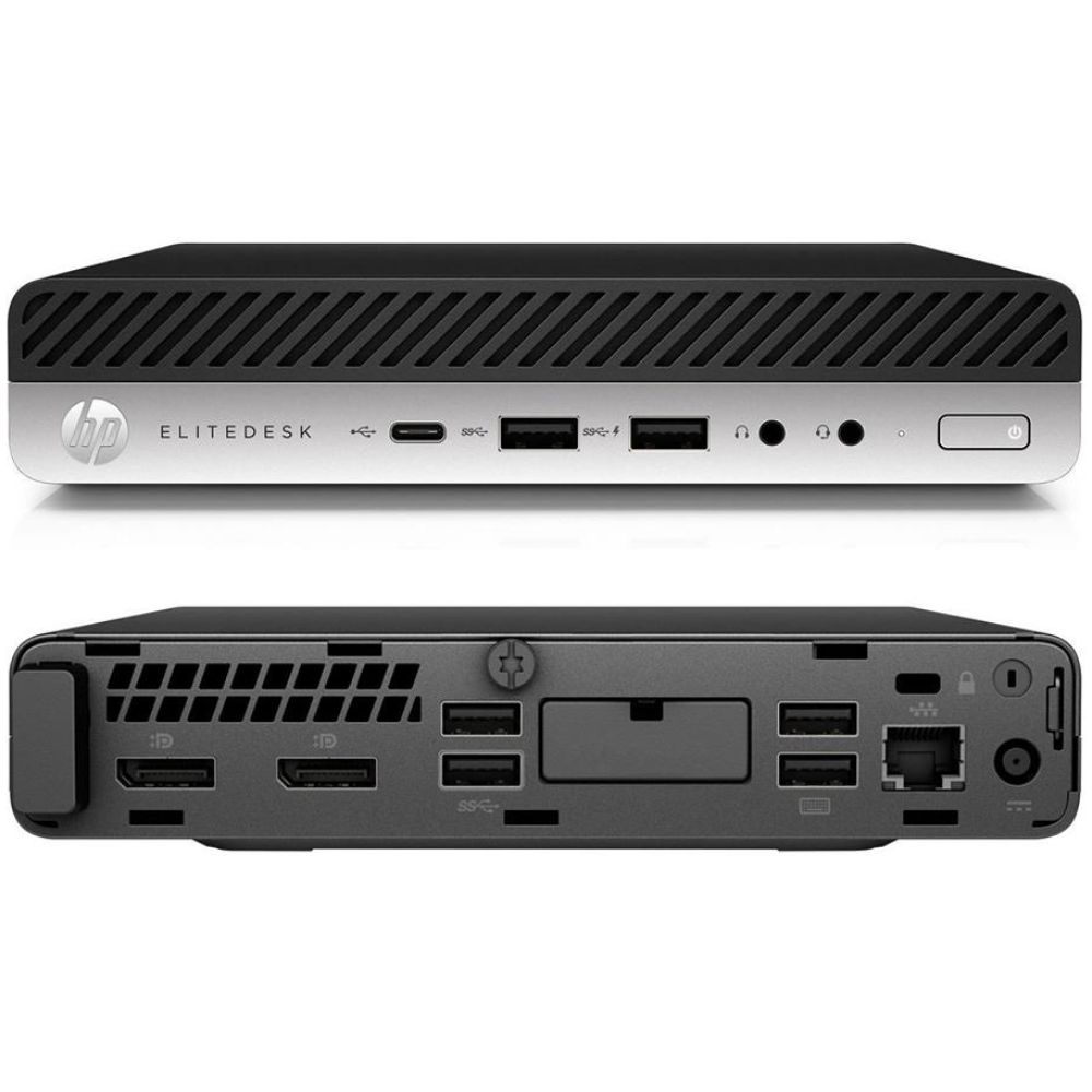 REF HP ELITEDESK 800 G5 MINI PC, i5 9500T, 8GB DDR4, 256GB SSD - GRADE A - Image 2