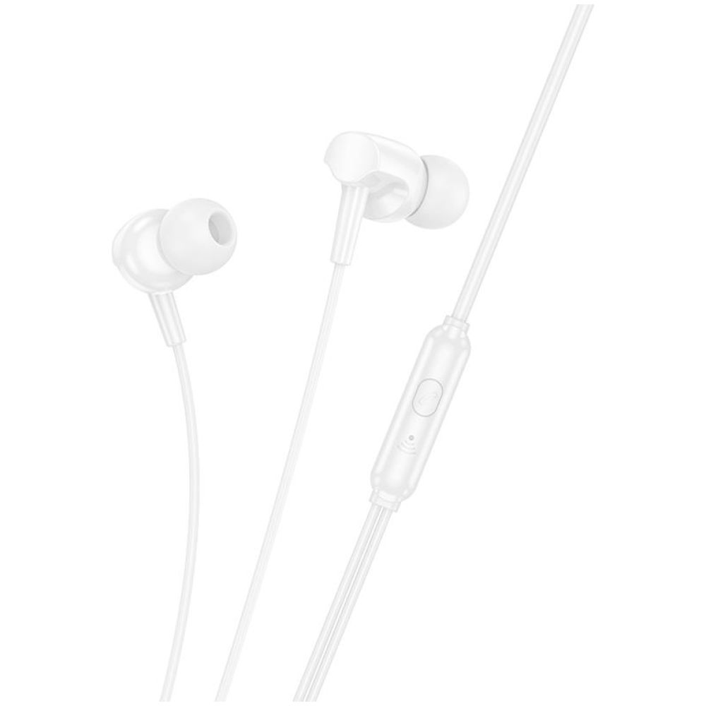 HOCO M112 ΑΚΟΥΣΤΙΚΑ HANDSFREE STORY 3,5mm, ΛΕΥΚΟ - Image 3