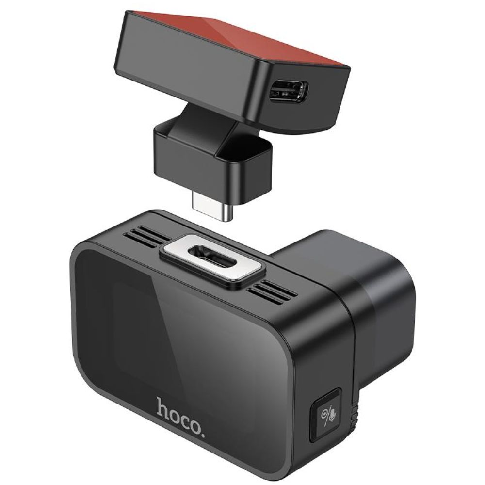 HOCO DV10 VIDEO RECORDER MINI SCREEN DASHCAM, ΜΑΥΡΗ - Image 4