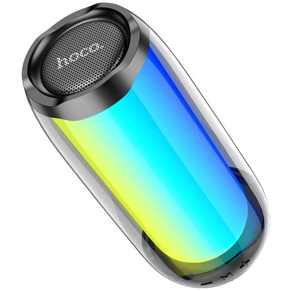 HOCO HC8 PULSATING COLORFUL LUMINOUS WIRELESS SPEAKER, ΜΑΥΡΟΣ - Image 2