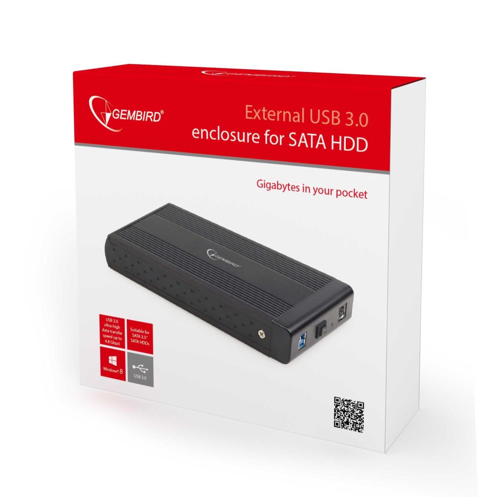 GEMBIRD ΘΗΚΗ ΓΙΑ HDD 3.5" USB 3.0 ΜΑΥΡH - Image 5