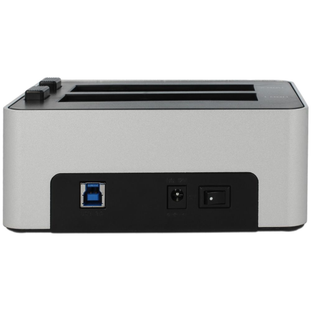 DELOCK docking station 63991, clone function, 2x 2.5/3.5" SSD/HDD, 5Gbps - Image 6