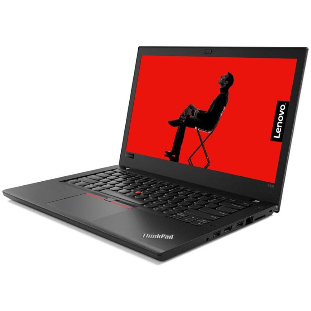 LENOVO Laptop ThinkPad T480, Grade C, i5-8350U, 8/256GB M.2, 14", Cam, Intel UHD Graphics 620, FreeDOS