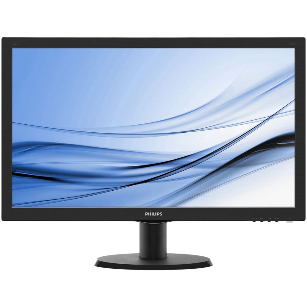 PHILIPS used οθόνη 243V5LHAB LED, 24" FULL HD, DVI/VGA, Grade A