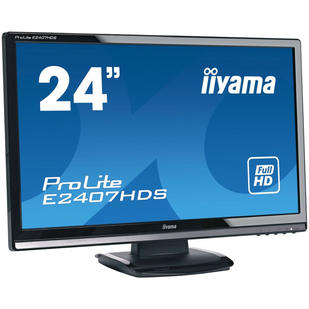 IIYAMA used οθόνη E2407HDS TN, 24" Full HD, VGA/DVI, Grade A