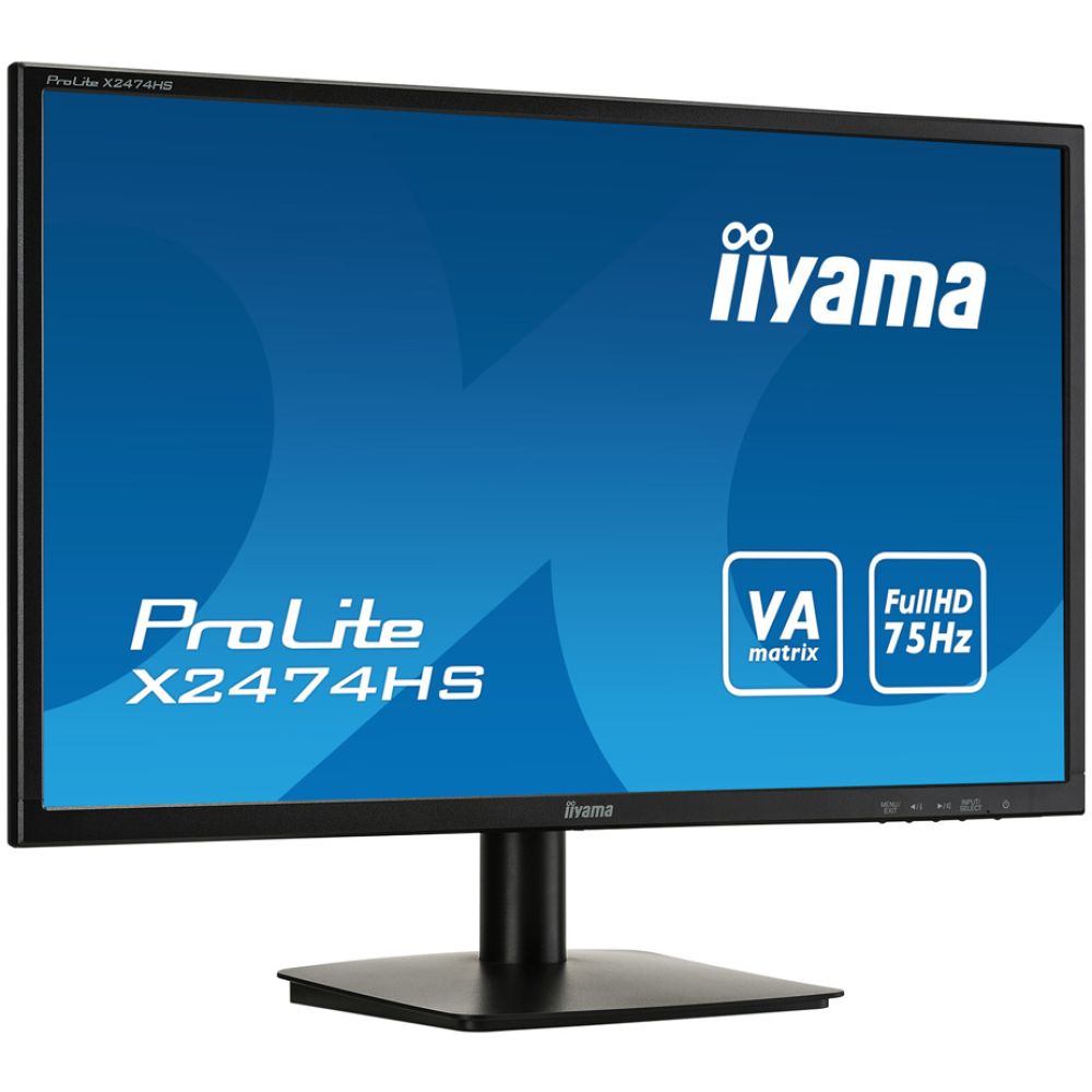 IIYAMA used οθόνη X2474HS-B1 LED, 23.6" Full HD, VGA/HDMI/DisplayPort, Grade A