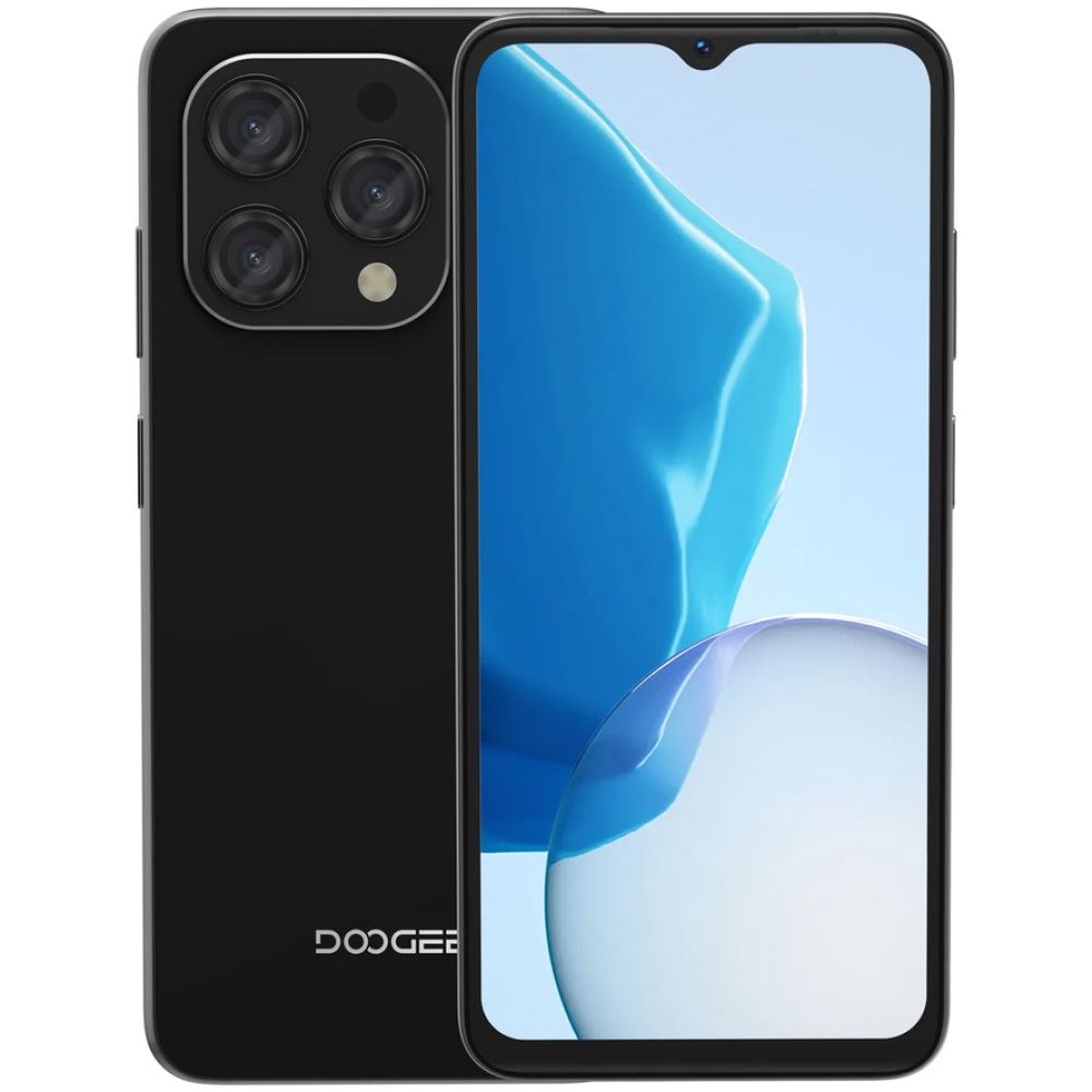 DOOGEE smartphone N55, 6.56", 4/128GB, 5150mAh, μαύρο