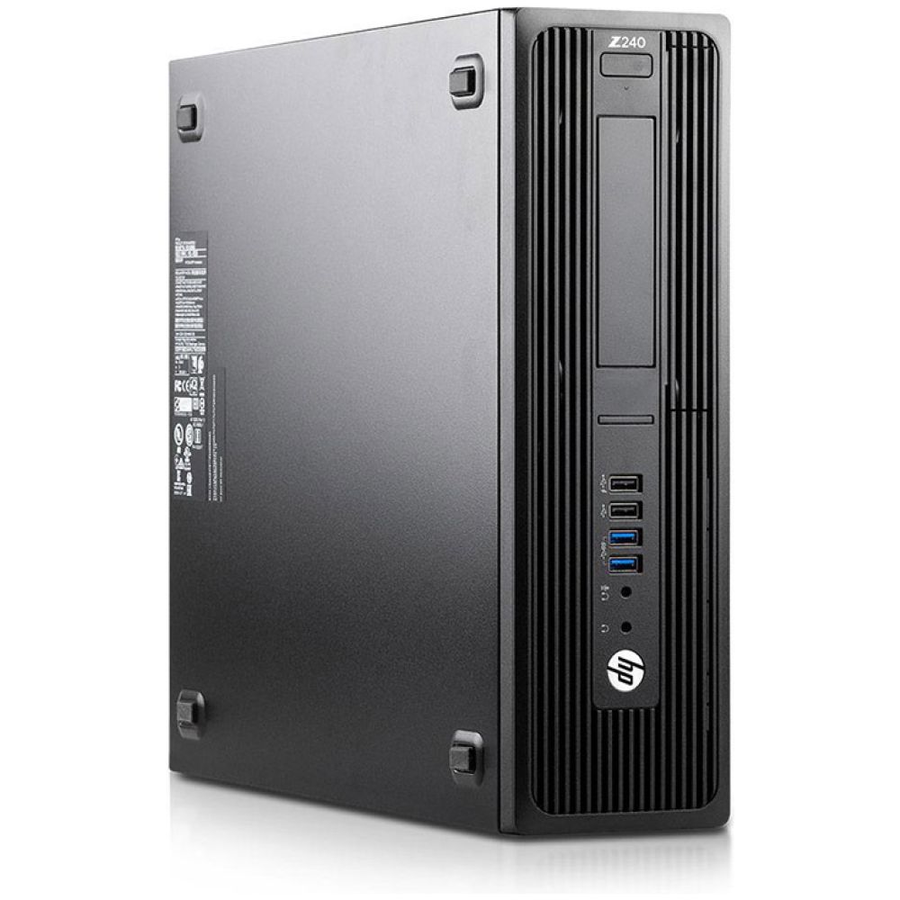 HP Workstation Z240 SFF, Refurbished Grade A Repainted, i7-7700, 8/256GB SSD, DVD-RW, FreeDOS