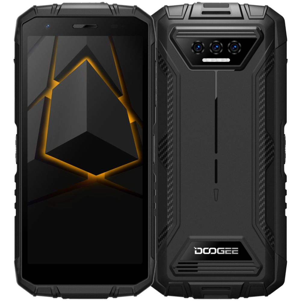 DOOGEE smartphone S41T, 5.5", 4/64GB, 6300mAh, IP68/IP69K, μαύρο