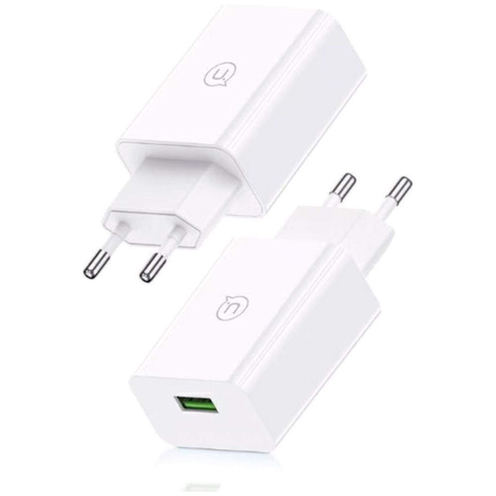 USAMS φορτιστής τοίχου SCXLTZ01 με καλώδιο micro USB, USB, 18W, λευκός - Image 3