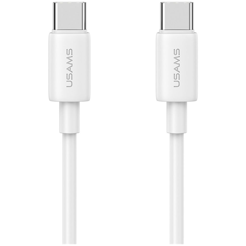 USAMS καλώδιο USB-C US-SJ711, 60W, 480Mbps, 1m, λευκό