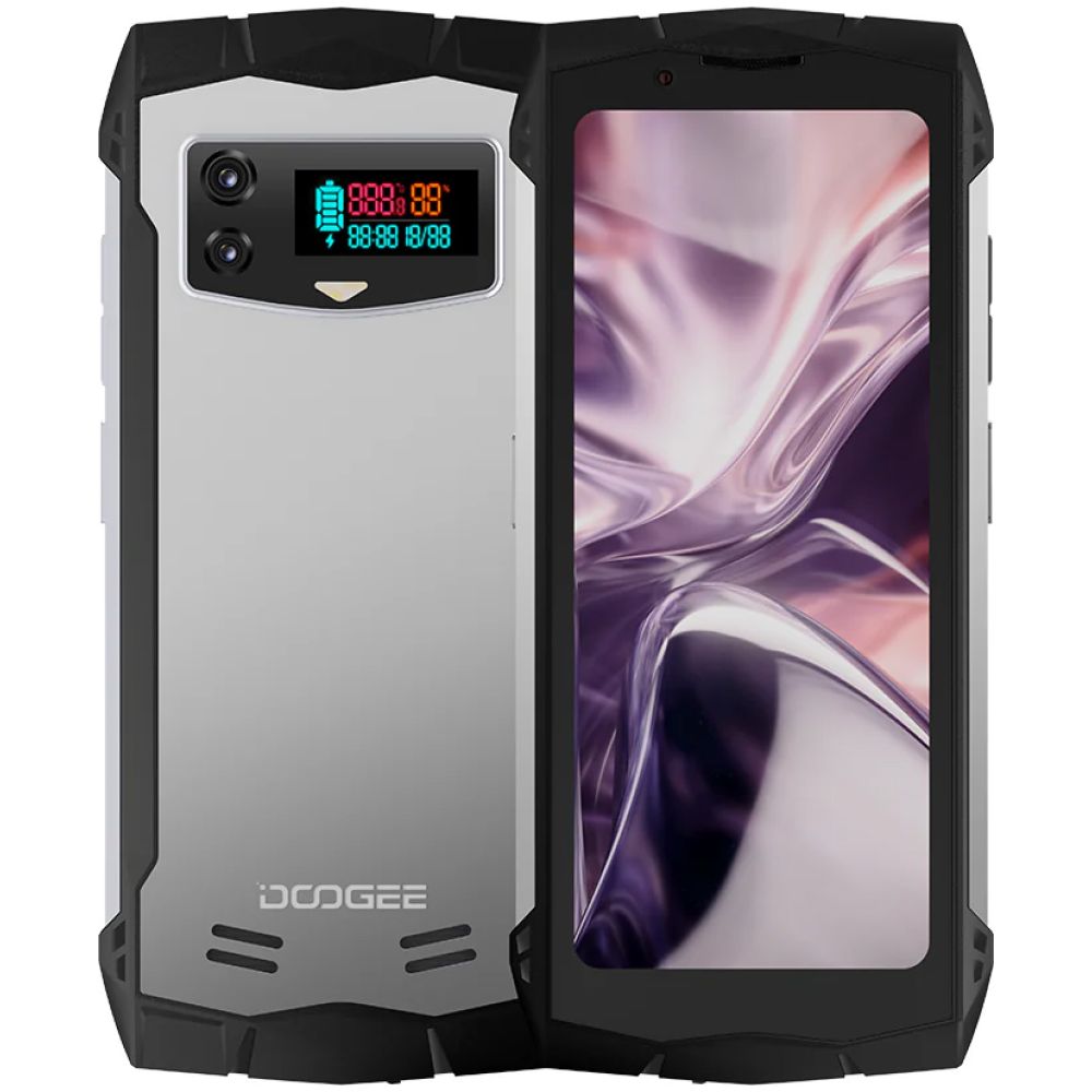 DOOGEE smartphone S Mini, 4.5", 8/256GB, 3000mAh, IP68/IP69K, ασημί