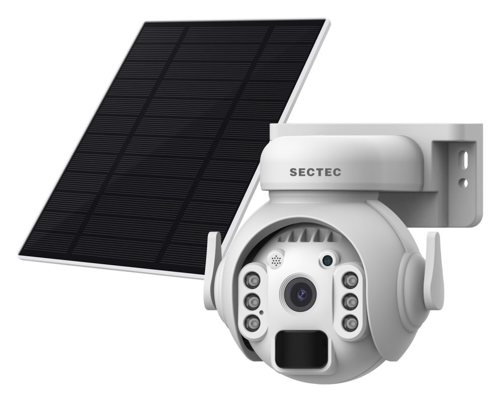 SECTEC smart ηλιακή κάμερα ST-515C-3M-4G-EU-5W, 3MP, 4G, SD, PTZ, IP65