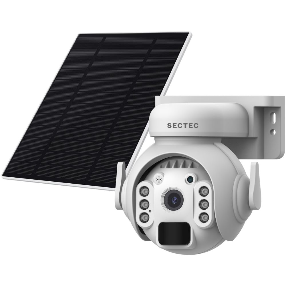 SECTEC smart ηλιακή κάμερα ST-515C-3M-5W, 3MP, WiFi, SD, PTZ, IP65