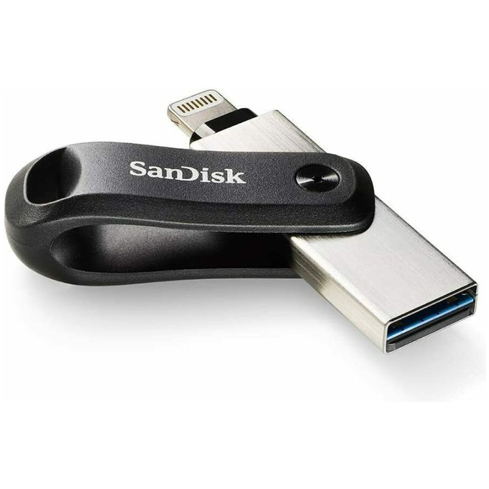 Sandisk iXpand 128GB USB 3.1 Stick με σύνδεση Lightning & USB-A Μαύρο (SDIX60N-128G-GN6NE) (SANSDIX60N-128G-GN6NE)