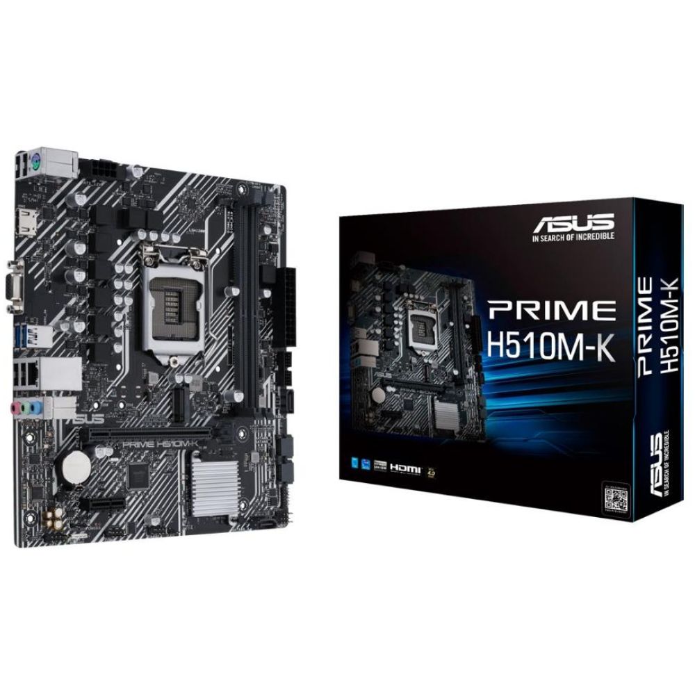 Asus PRIME H510M-K Motherboard Micro ATX με Intel 1200 Socket (90MB17N0-M0EAY0) (ASU90MB17N0-M0EAY0)