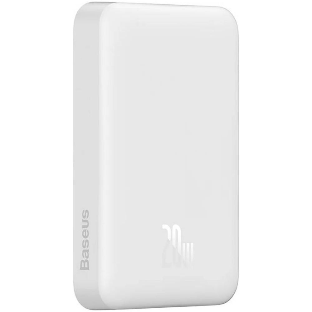 Baseus Magnetic Mini Overseas Edition MagSafe Power Bank 10000mAh 20W White (PPCX070002) (BASPPCX070002)