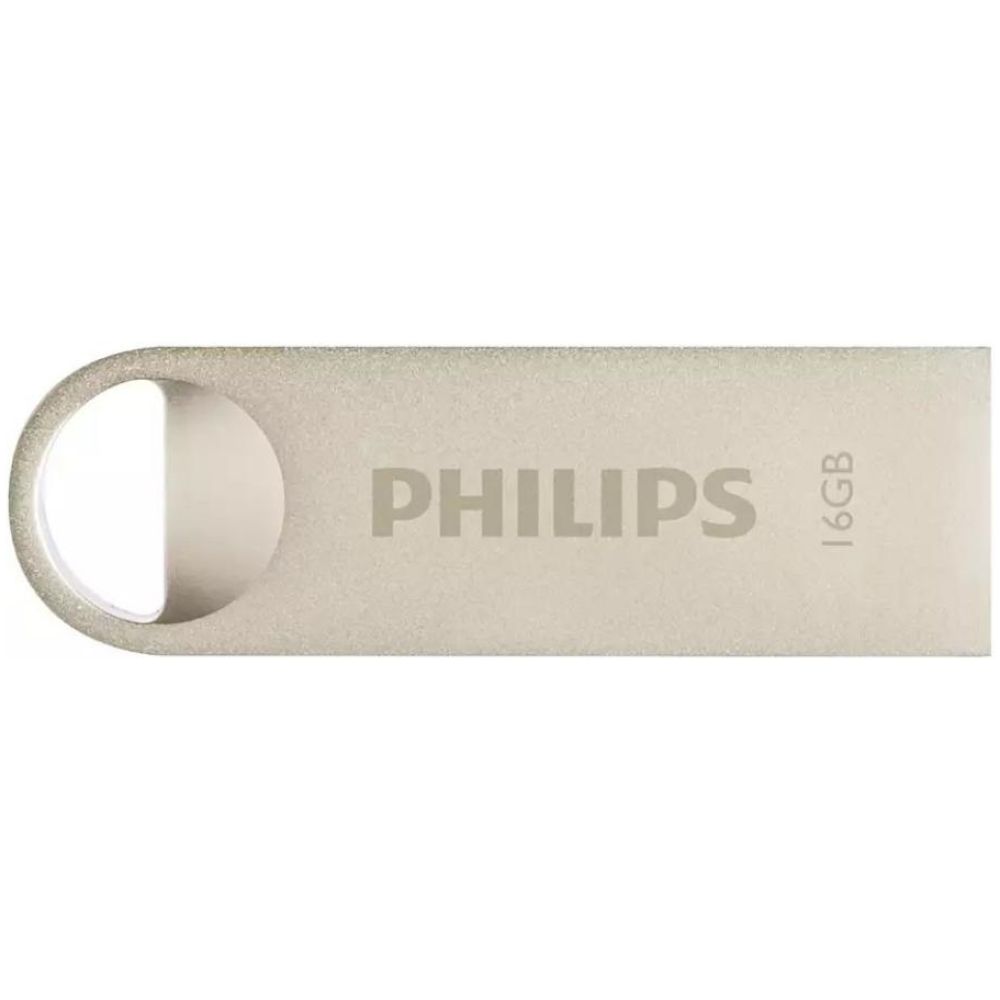 Philips Moon 16GB USB 2.0 Stick Ασημί (FM16FD160B/00) (PHIFM16FD160B-00)