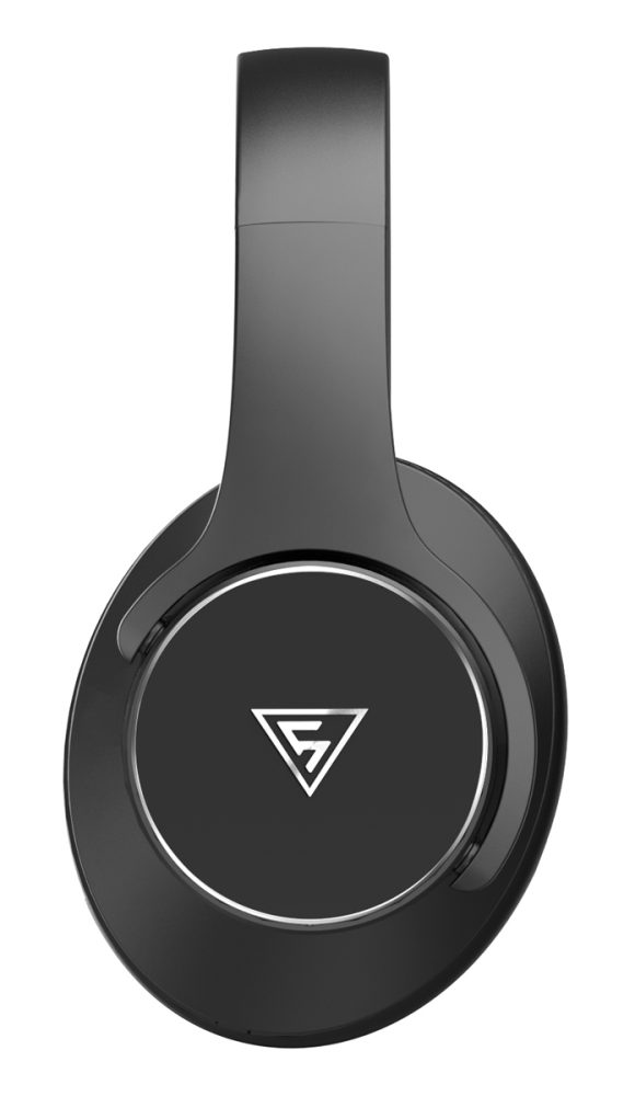 DOQAUS headphones DESIGN 1, ασύρματα & ενσύρματα, Φ40mm, 600mAh, μαύρα - Image 3