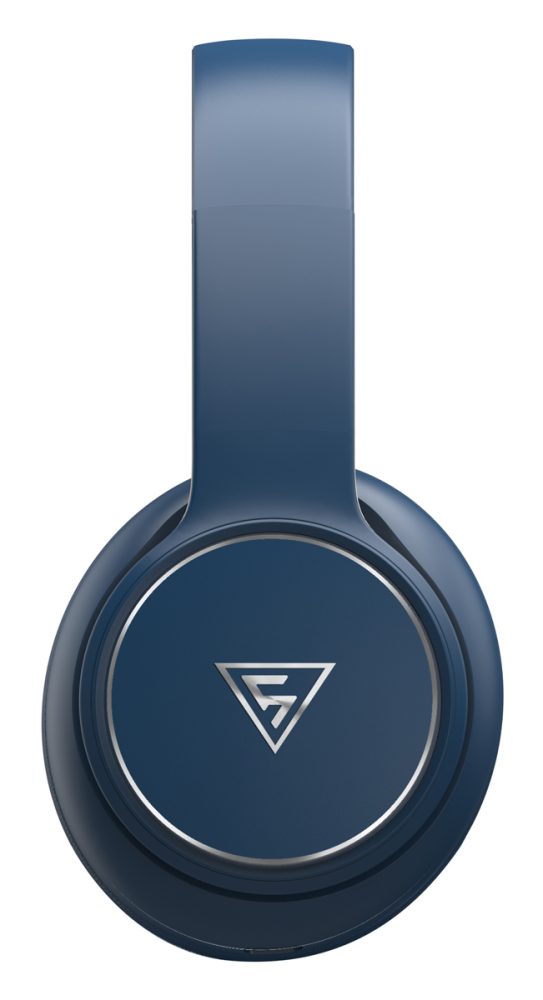 DOQAUS headphones DESIGN 3, ασύρματα & ενσύρματα, Φ40mm, 600mAh, μπλε - Image 3