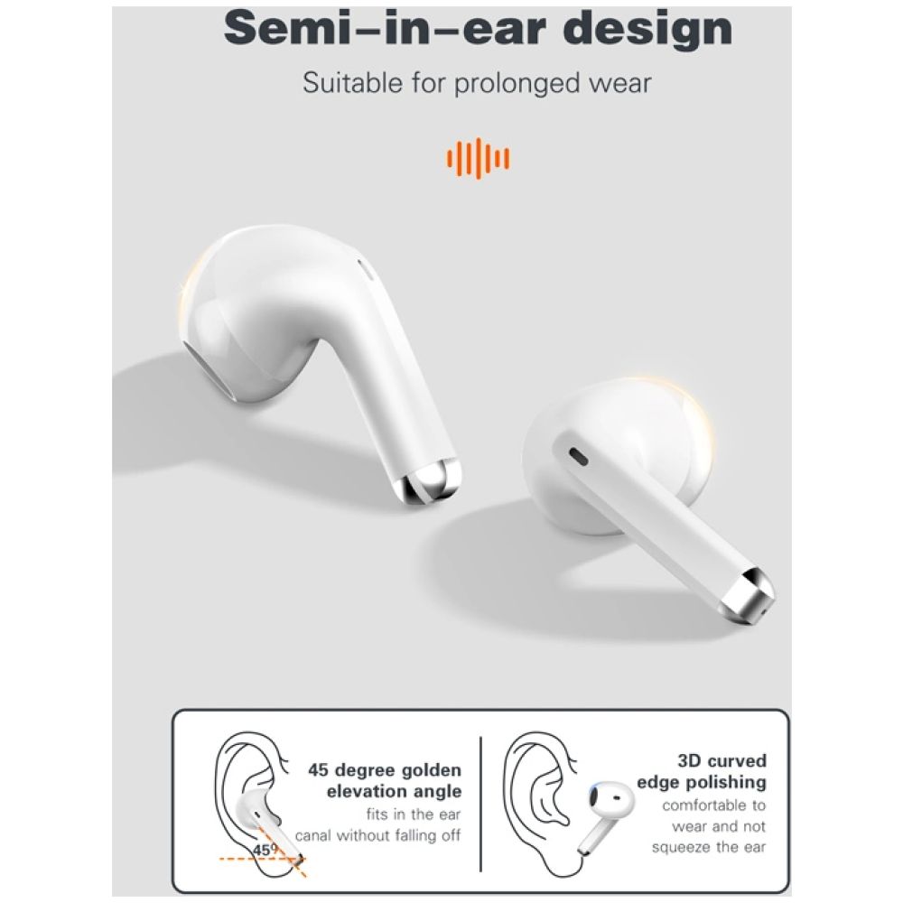 LDNIO earphones με θήκη φόρτισης T03, True Wireless, μαύρα - Image 3