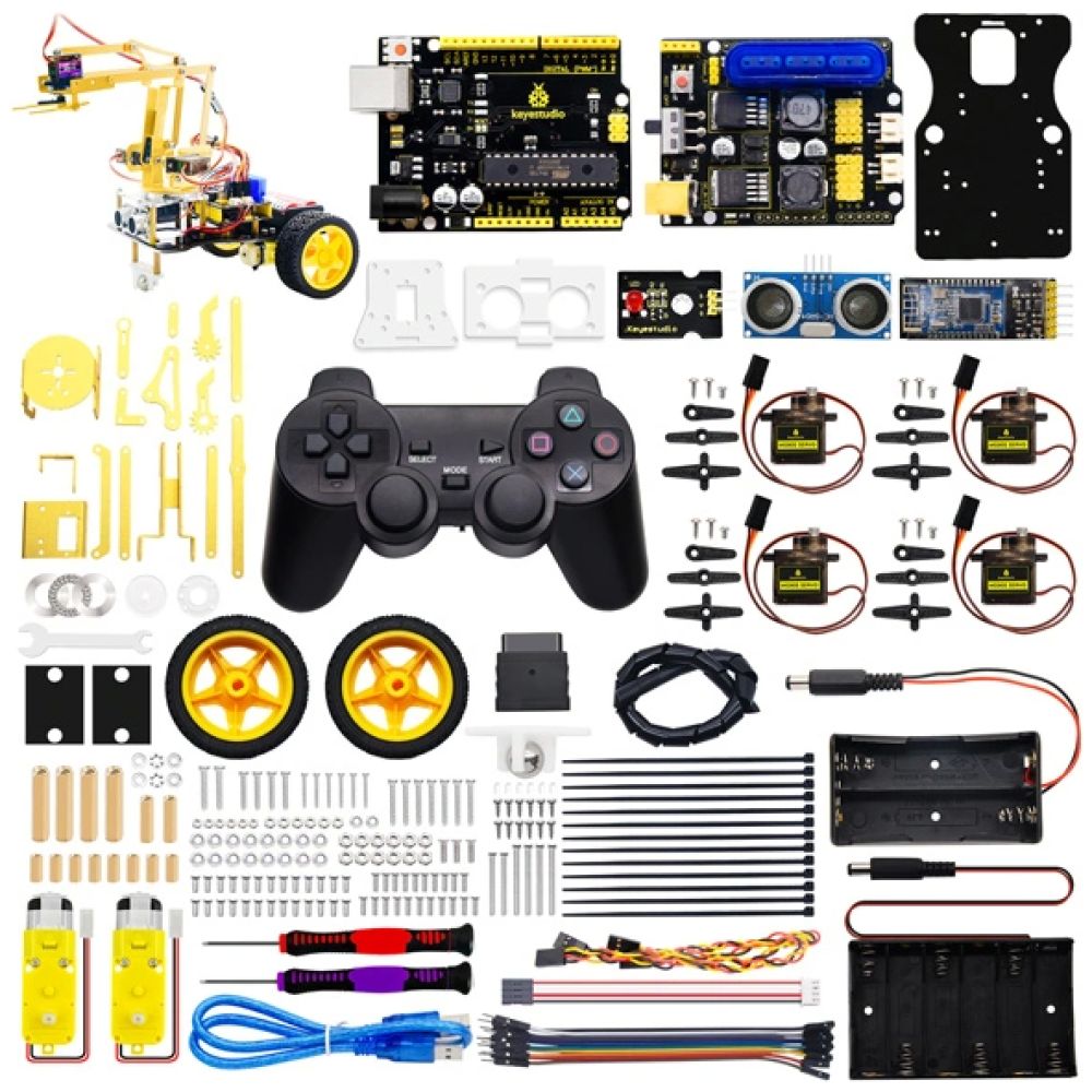 KEYESTUDIO 4DOF mechanical robot arm car kit KS0520, για Arduino - Image 6