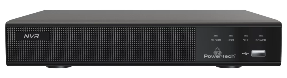 POWERTECH NVR καταγραφικό με 4 κάμερες PT-1233, 4K, 4MP, 9 κανάλια - Image 2