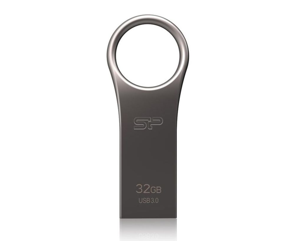 SILICON POWER USB Flash Drive Jewel 80, 32GB, USB 3.2 Gen 1, Titanium