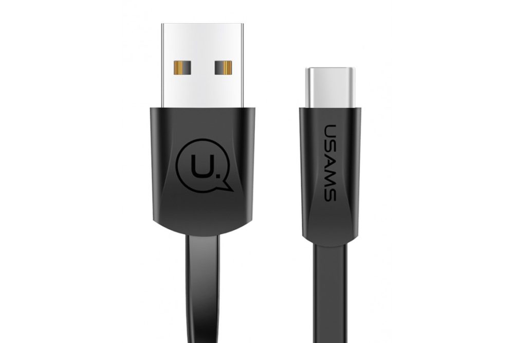 USAMS Καλώδιο USB σε Type-C US-SJ200, 1.2m, μαύρο